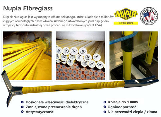 Uniwersalne narzędzie ratownicze dielektryczne NUPLA Halligan Tool 76cm